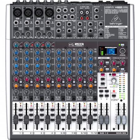 Behringer Xenyx X1622USB Mixer with USB and Effects