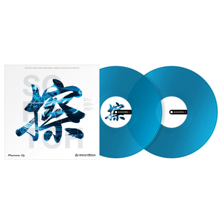 Pioneer DJ RB-VD2-CR Control vinyl, modrá