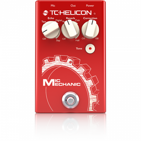 TC Helicon Mic Mechanic 2 vocal effect and corrector pedal