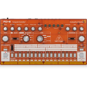 Behringer RD-6-TG classic analog drum machine, orange