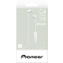 Pioneer SE-C4BT-W bezdrátová sluchátka, bílé