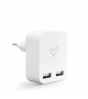 Energy Sistem Home Charger 2.4A Dual USB White Universal Charger with 2 USB ports